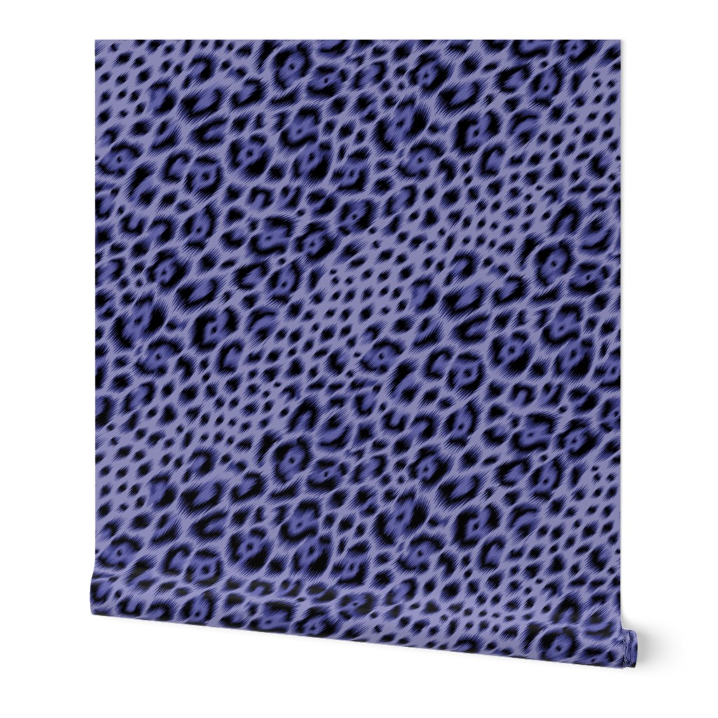 Luxury leopard skin Very Peri PANTONE trend 2022