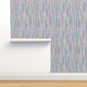 watefall stripe in faux holographic silver