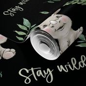 stay wild rhino black