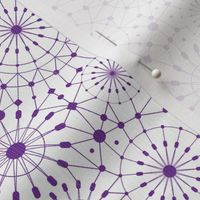 Abstract purple network fabric design repeat pattern