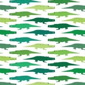 Alligators in Green