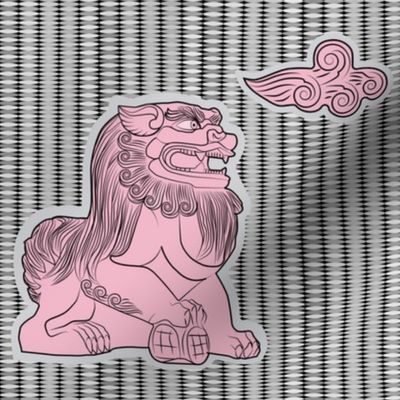 Foo Dog Pink 