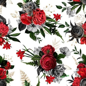 Red roses pattern,love is in the air
