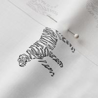Tiger Silhouette Variation