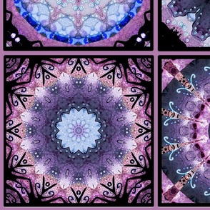 Large Scale Purple Mandalas