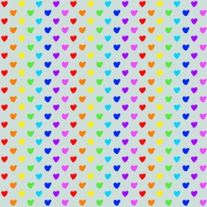 Hearts in Rainbow