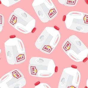 milk - gallon of milk - pink - LAD21