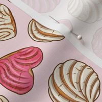 Sweet Concha Hearts in Pink – Mexican Bakery Bliss Small