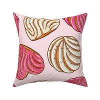 Mexican Concha Pan Dulce Pink Large
