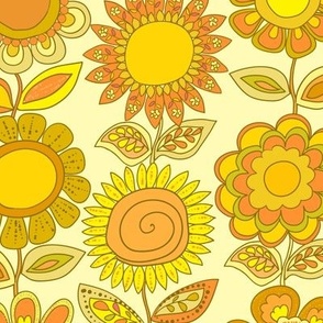 25 Sunshine Flowers yellow 