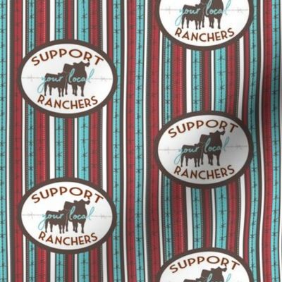 support local ranchers barbed serape