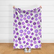 Watercolour Dots in Purple (large)