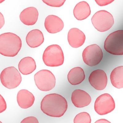 Watercolour Dots in pink (small)