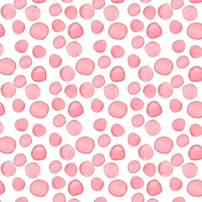 Watercolour Dots in pink (small)