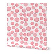 Watercolour Dots in pink (medium)