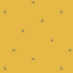 house fly - mustard - medium