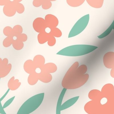 Baby Floral - Peach