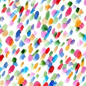 rainbow creative mess - watercolor brush strokes texture - painted brushstrokes pattern - abstract brush prints a749-1
