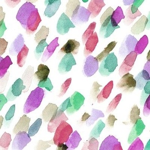 Precious stones mess - watercolor brush strokes texture - painted brushstrokes pattern - abstract brush prints a749-7
