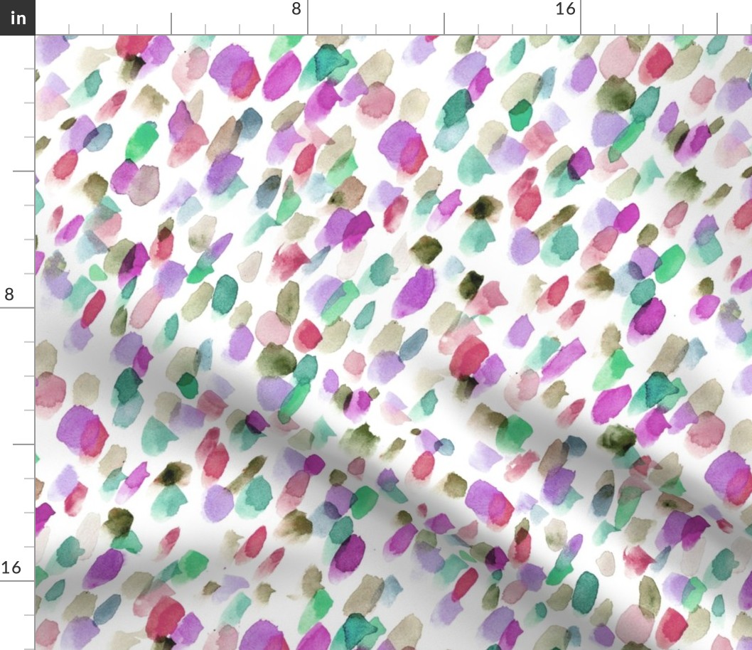 Precious stones mess - watercolor brush strokes texture - painted brushstrokes pattern - abstract brush prints a749-7
