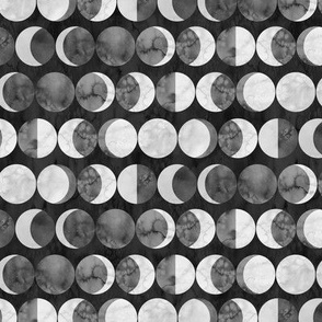 Moon Phases Grey