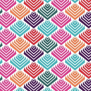 Phulkari embrloidery Chevron