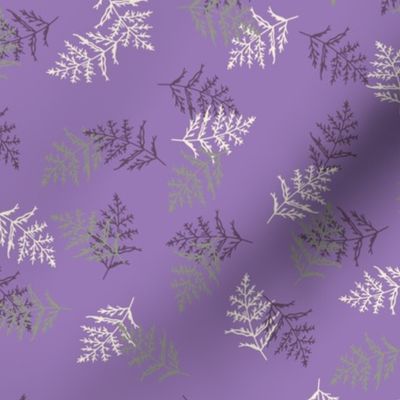 Leaves (jumbo) on bright purple chaos