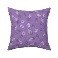 Leaves (jumbo) on bright purple chaos