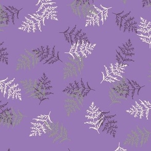 Leaves (jumbo) on bright purple chaos