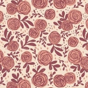 Mauve and Maroon Beloved Roses