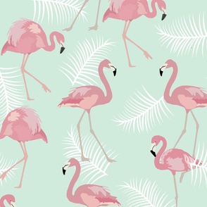 Tropical Pink Flamingo 
