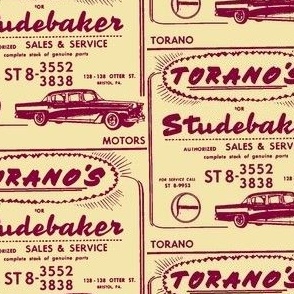 Bristol PA Studebaker Dealership  ad