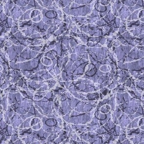 Dappled Textured Circles Mosaic Dark Mix Summer Casual Fun Purple Blender Bright Colors Lilac Lavender Violet A6A3DE Fresh Modern Abstract Geometric