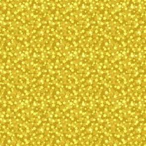 Small Starry Bokeh Pattern - Gold Color