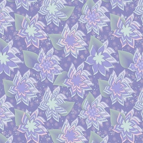 lilac floral candy  12 inch