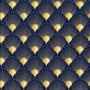 Art deco seashells