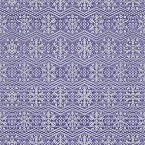 Fair Isle Snowflakes S Purple
