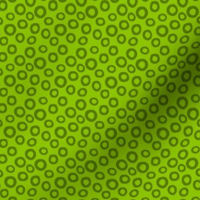 Spilled Cereal | Peridot | polkadot | green