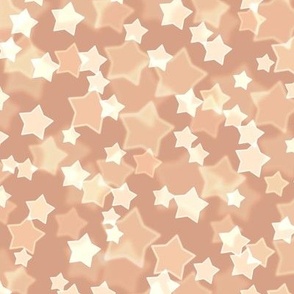 Starry Bokeh Pattern - Adobe Brick Color