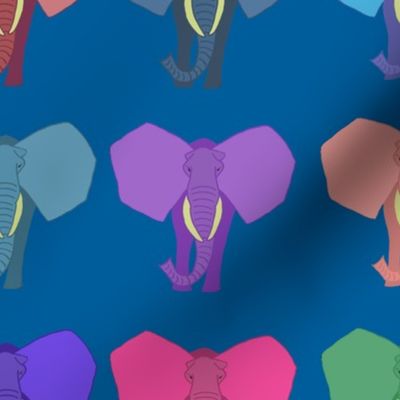 Rainbow Elephants