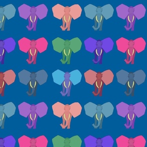 Rainbow Elephants