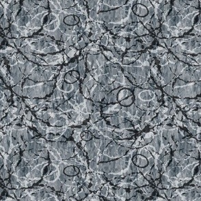 Dappled Textured Circles Mosaic Light Mix Neutral Interior Casual Fun Gray Blender Earth Tones Hale Navy Blue Gray 434C56 Subtle Modern Abstract Geometric