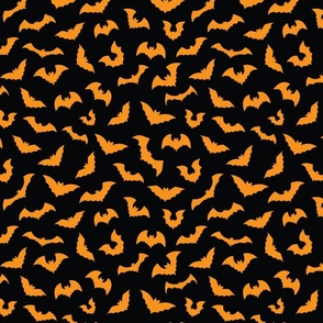 Orange Black Bats - M