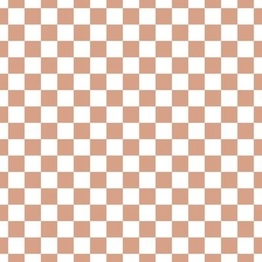 Checker Pattern - Adobe Brick and White