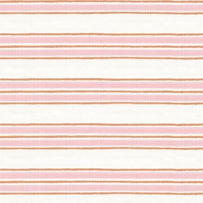 Railroaded Pink and Orange Anderson Stripe