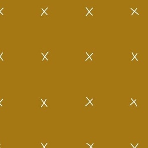 Small X Minimal Pattern x Mustard Yellow