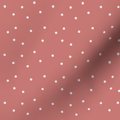 polka pink large scale spots, dots, scattered