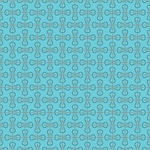 modern damask-light turquoise