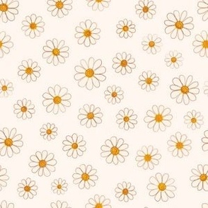 Fresh As A Daisy 6x6 Cream Ditsy Daisy