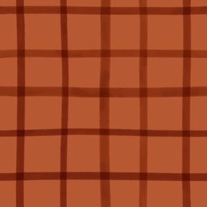 Chocolate Gingham 6x6